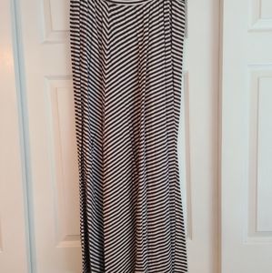 Striped Maxi Skirt - 2X